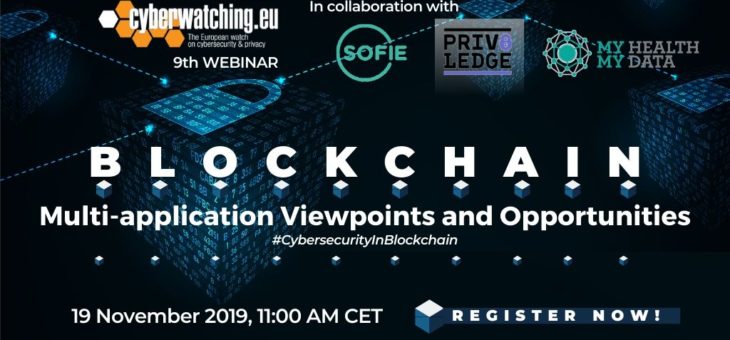 “BLOCKCHAIN: Multi-Application Viewpoints and Opportunities” online webinar