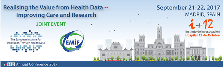 Joint event i-HD – EMIF: Realising the Value from Health Data