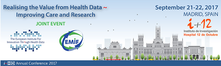 Joint event i-HD – EMIF: Realising the Value from Health Data