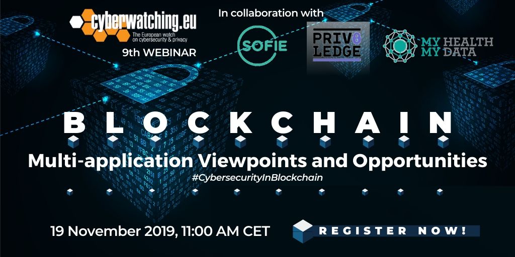 “BLOCKCHAIN: Multi-Application Viewpoints and Opportunities” online webinar